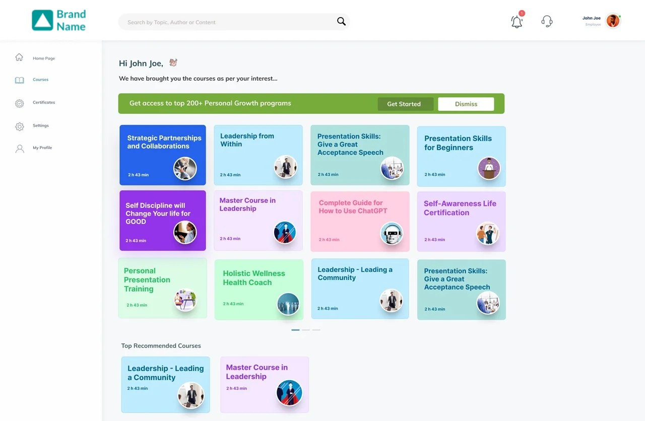 Strength Management System - Design Pitch
